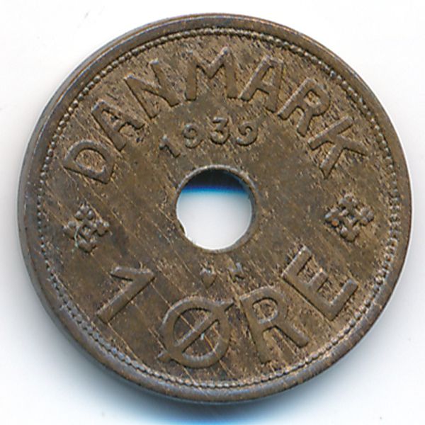 Дания, 1 эре (1939 г.)
