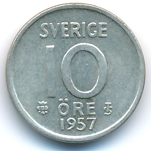 Швеция, 10 эре (1957 г.)