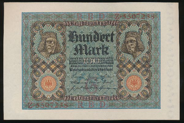 Германия, 100 марок (1920 г.)