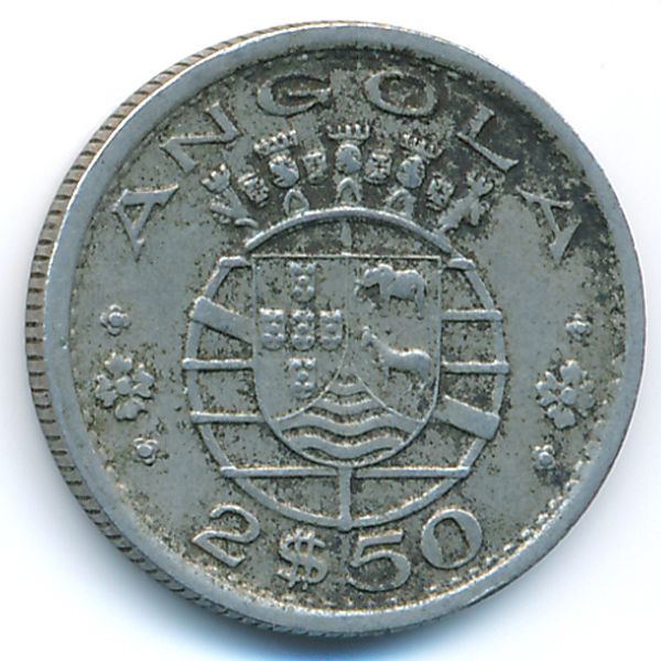 Ангола, 2,5 эскудо (1956 г.)