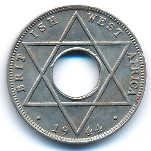 Британская Западная Африка, 1/10 пенни (1944 г.)