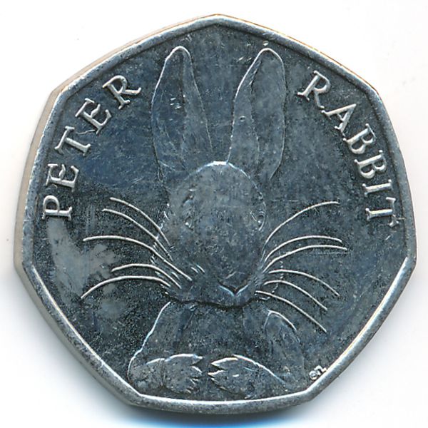 Великобритания, 50 пенсов (2016 г.)