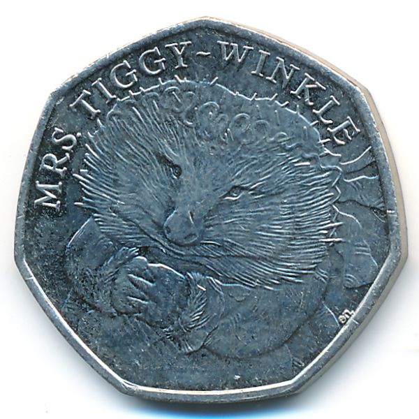 Великобритания, 50 пенсов (2016 г.)