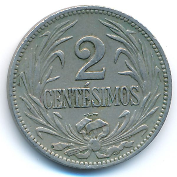 Уругвай, 2 сентесимо (1924 г.)