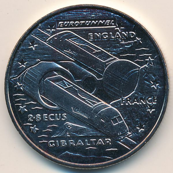 Гибралтар, 2,8 экю (1993 г.)