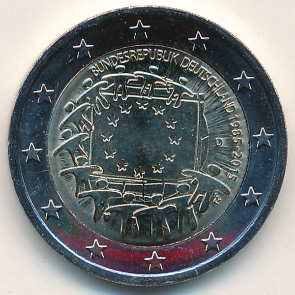 Германия, 2 евро (2015 г.)