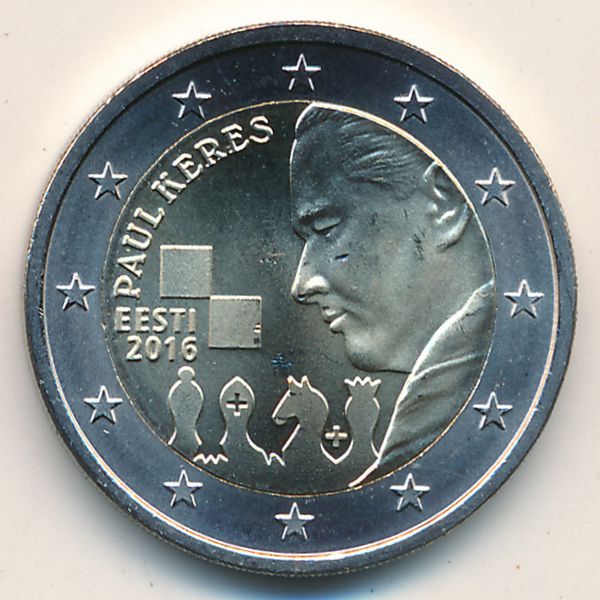 Эстония, 2 евро (2016 г.)