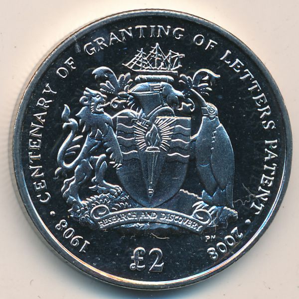 Британская Антарктика, 2 фунта (2008 г.)