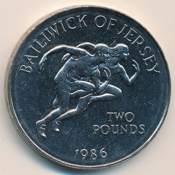Джерси, 2 фунта (1986 г.)