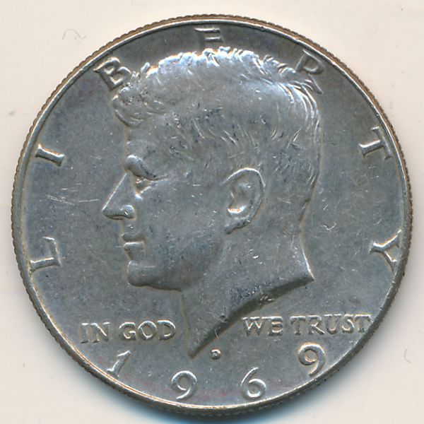 США, 1/2 доллара (1969 г.)