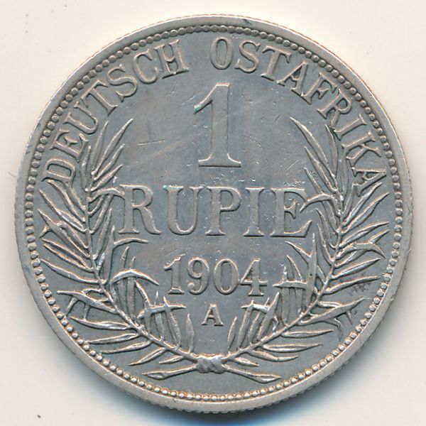 Немецкая Африка, 1 рупия (1904 г.)