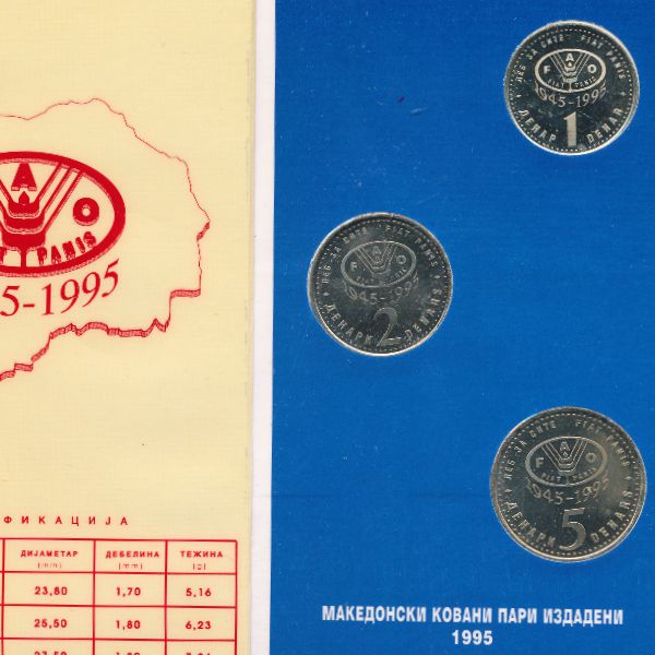 Македония, Набор монет (1995 г.)