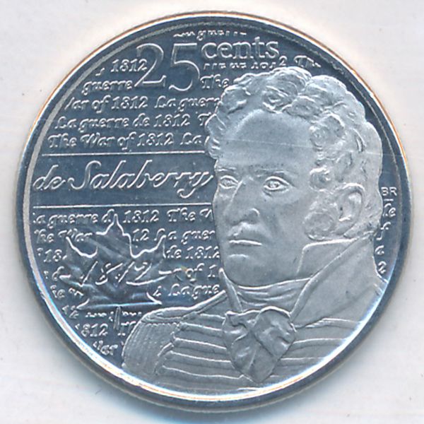 Канада, 25 центов (2013 г.)