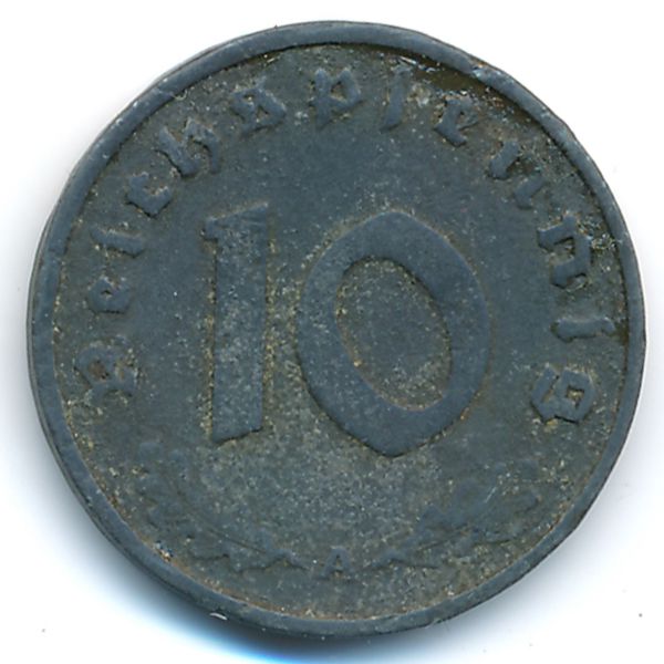 Третий Рейх, 10 рейхспфеннигов (1944 г.)