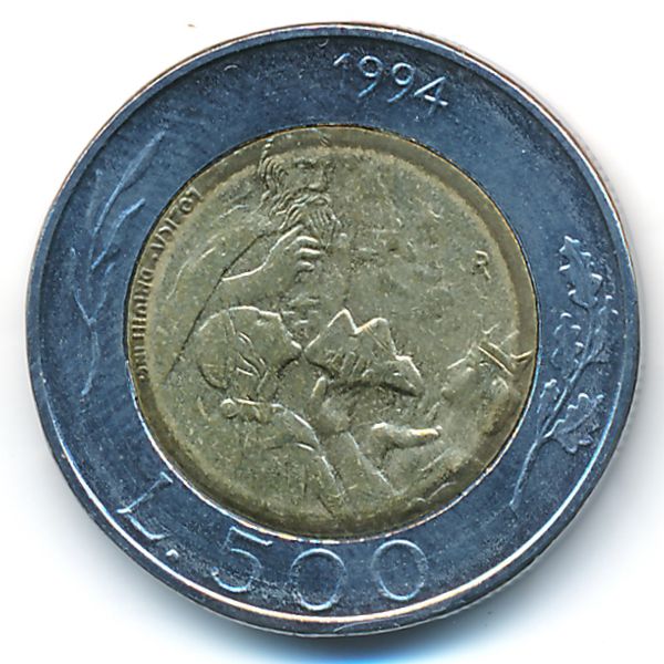 Сан-Марино, 500 лир (1994 г.)