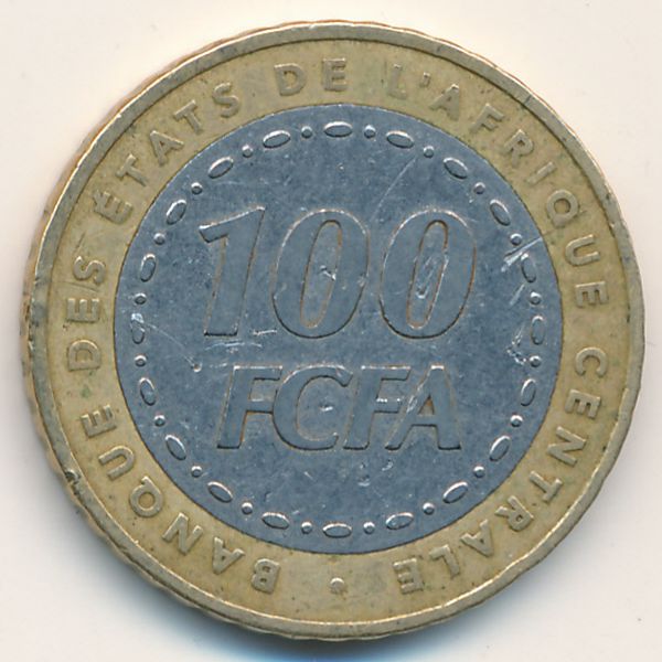Центральная Африка, 100 франков КФА (2006 г.)