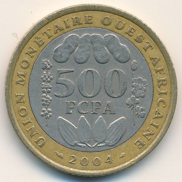 Западная Африка, 500 франков (2004 г.)