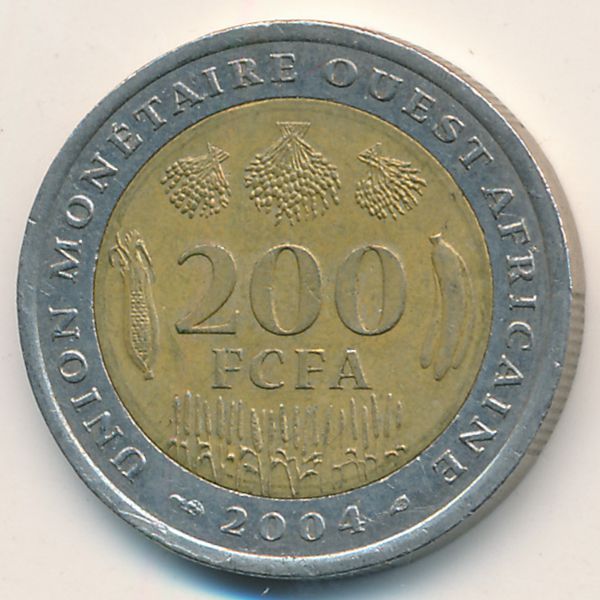 Западная Африка, 200 франков (2004 г.)