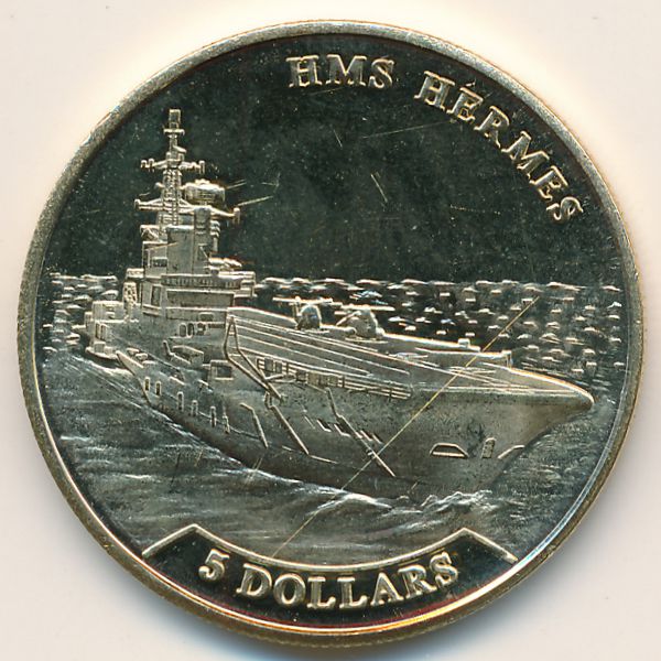 Науру., 5 долларов (2016 г.)