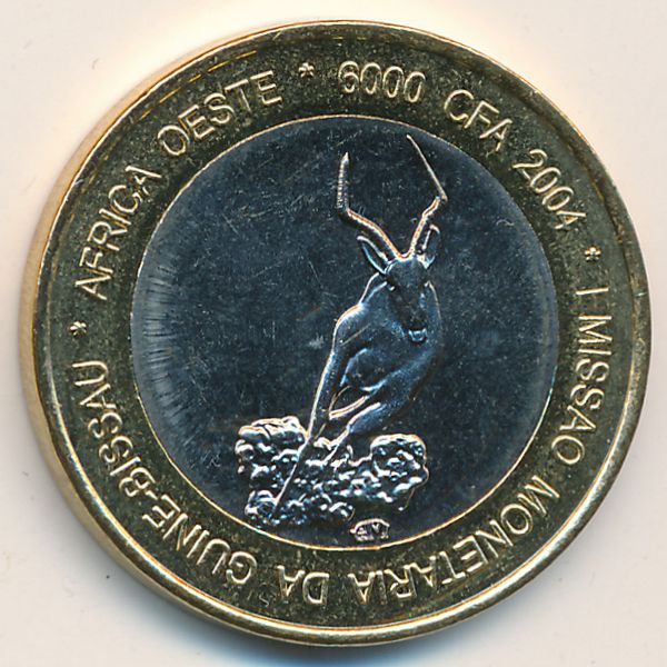 Гвинея-Бисау., 6000 франков КФА (2004 г.)