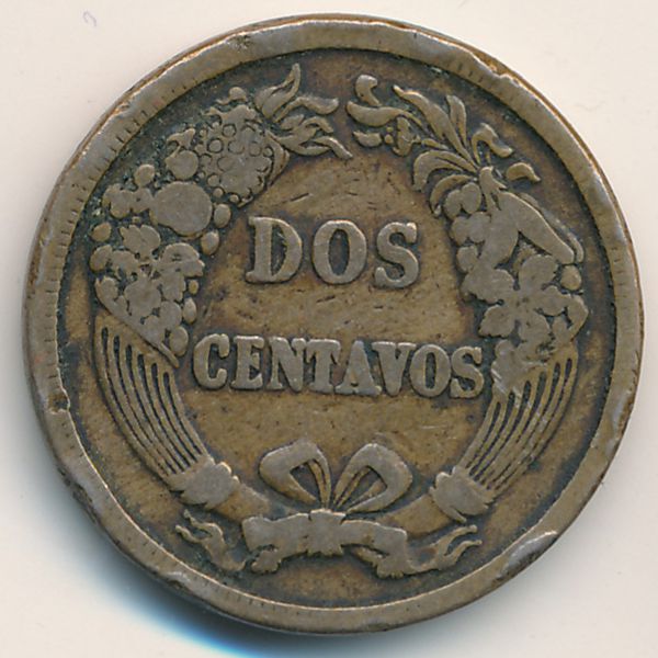 Перу, 2 сентаво (1864 г.)