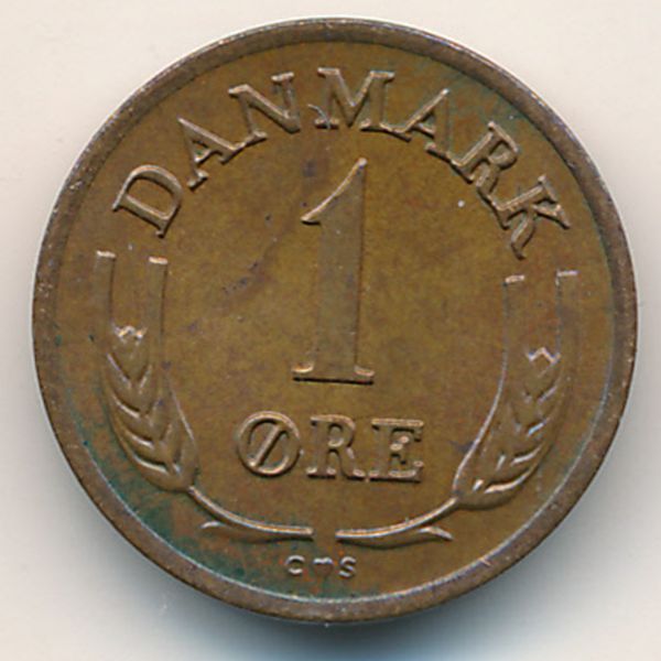 Дания, 1 эре (1962 г.)