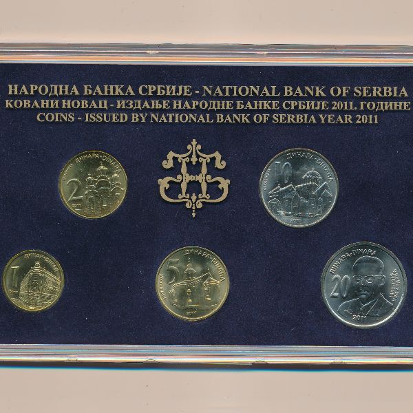 Сербия, Набор монет (2011 г.)
