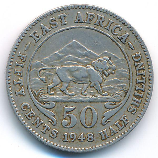 Восточная Африка, 50 центов (1948 г.)