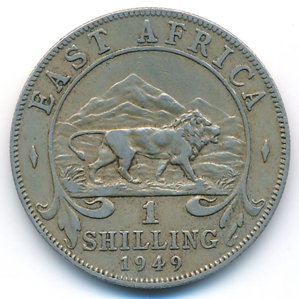 Восточная Африка, 1 шиллинг (1949 г.)