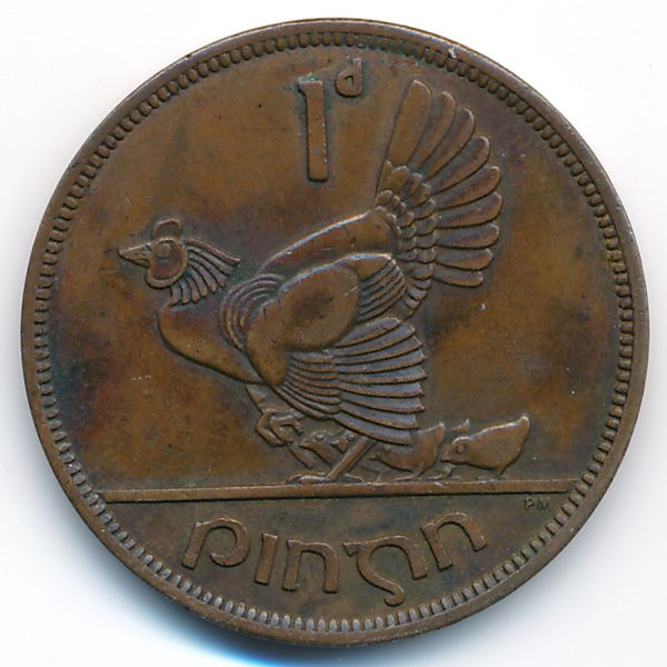 Ирландия, 1 пенни (1941 г.)