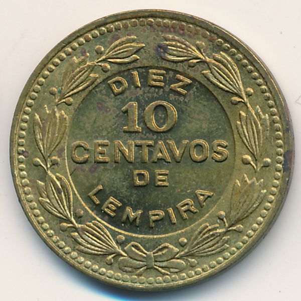 Гондурас, 10 сентаво (1976 г.)