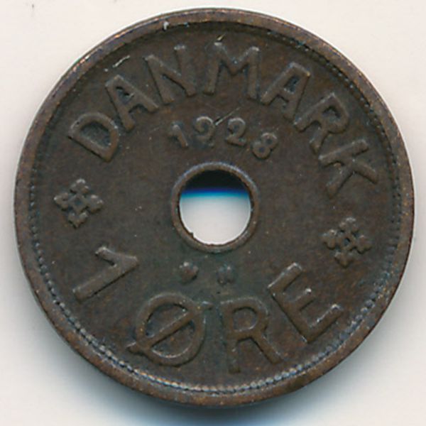 Дания, 1 эре (1928 г.)