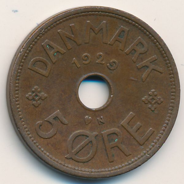 Дания, 5 эре (1929 г.)