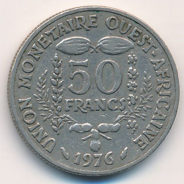 Западная Африка, 50 франков (1976 г.)