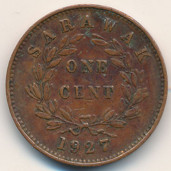 Саравак, 1 цент (1927 г.)