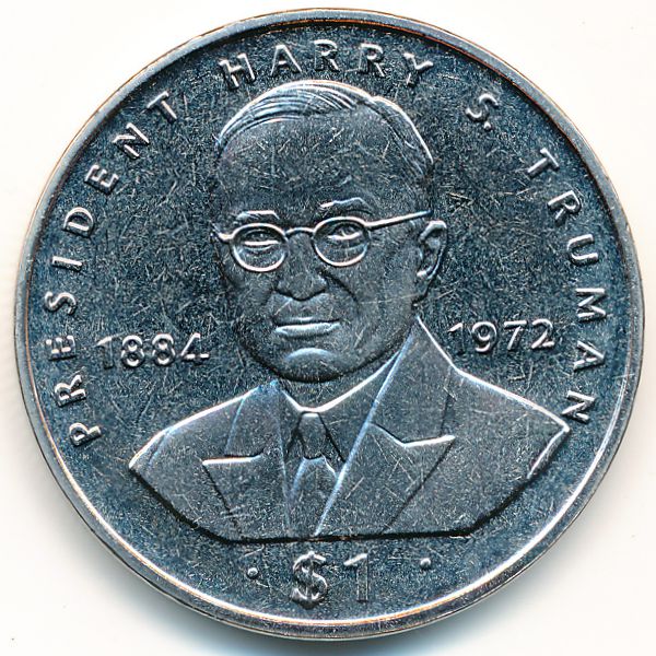 Либерия, 1 доллар (1995 г.)