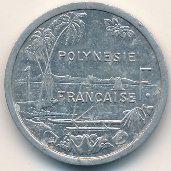 Французская Полинезия, 1 франк (1985 г.)