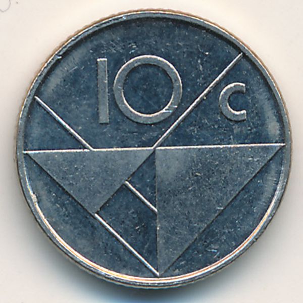 Аруба, 10 центов (1991 г.)