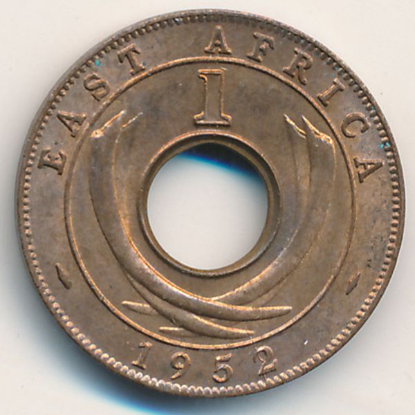 Восточная Африка, 1 цент (1952 г.)