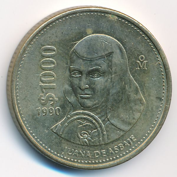 Мексика, 1000 песо (1990 г.)