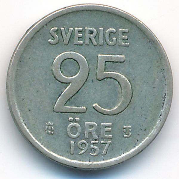 Швеция, 25 эре (1957 г.)