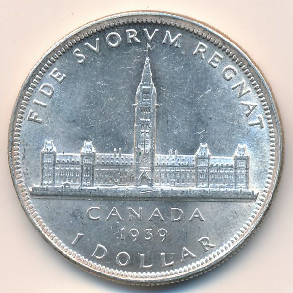 Канада, 1 доллар (1939 г.)