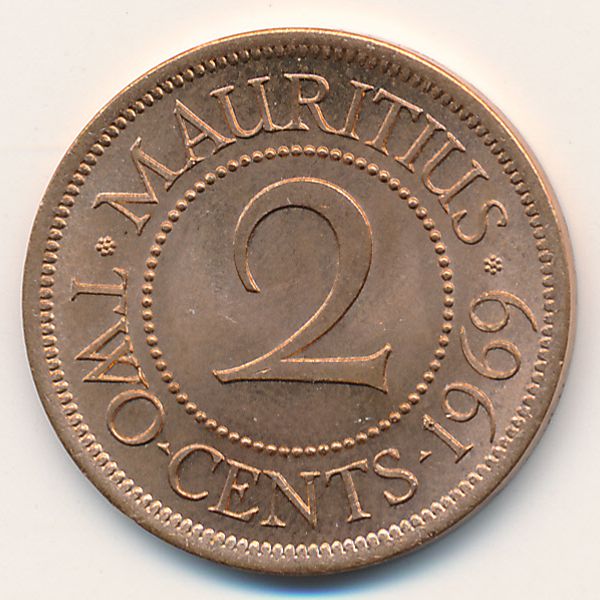Маврикий, 2 цента (1969 г.)
