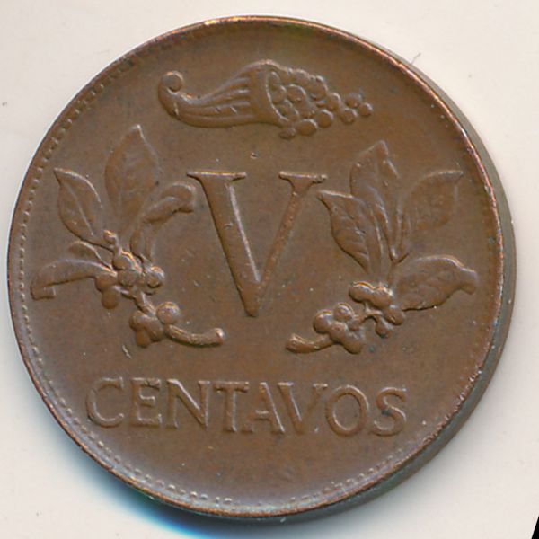Колумбия, 5 сентаво (1969 г.)