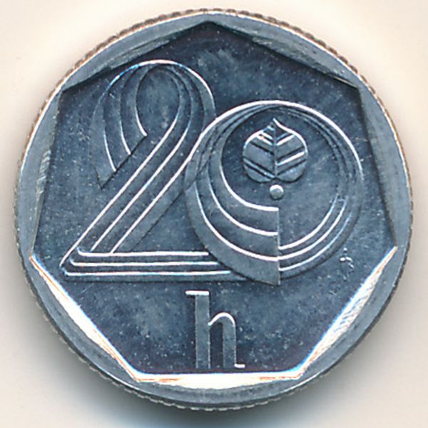Чехия, 20 гелеров (1996 г.)