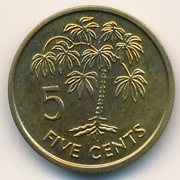 Сейшелы, 5 центов (2003 г.)