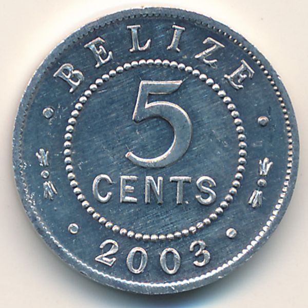 Белиз, 5 центов (2003 г.)