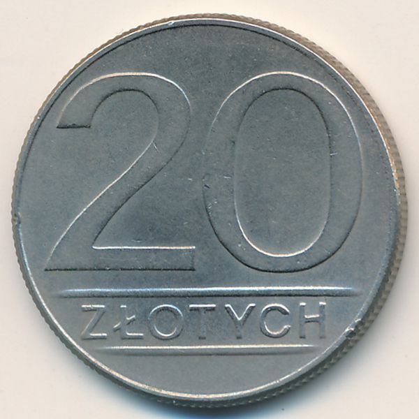 Польша, 20 злотых (1987 г.)
