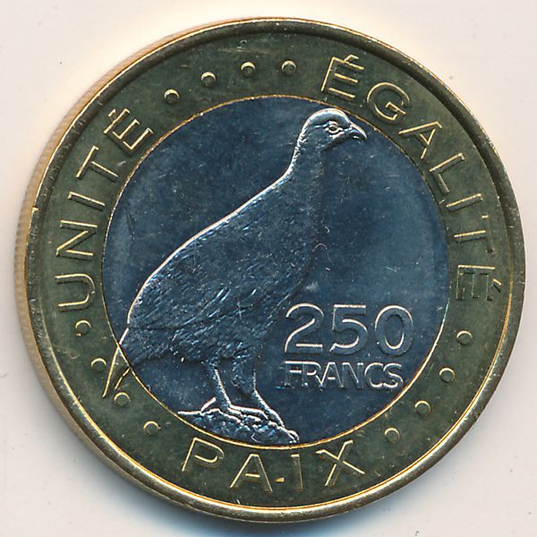Джибути, 250 франков (2012 г.)