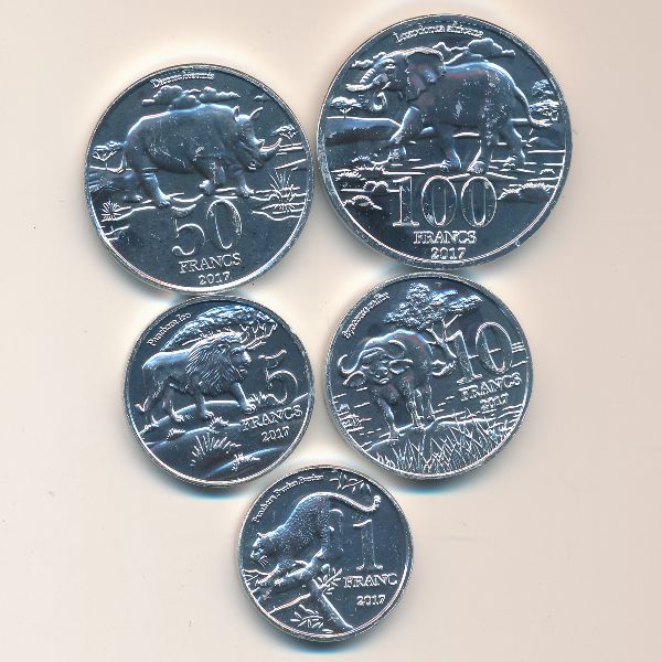 Катанга, Набор монет (2017 г.)